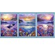 TRI INSPIRATIONS GREETING CARD Sunset Seas